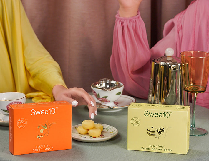 Variety of sugar-free sweets prepared with Sweeten Life